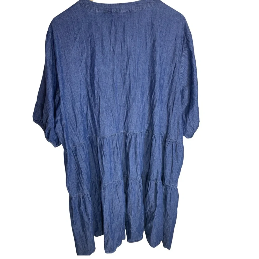 Tommy Hilfiger Indigo Denim short sleeve dress 2X - Picture 3 of 3